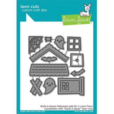 Lawn Fawn Stanzschablonen - Build-A-House Halloween Add-On